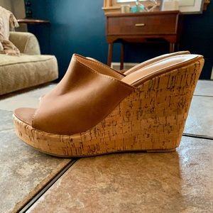 VOMIRA women’s Brown open toe wedge sandals